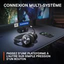 SteelSeries Arctis Nova Pro Wireless - Casque gaming multi-système - Haut-parleurs magnétiques en néodyme - ANC - Autonomie illimitée - Micro ClearCast Gen 2 - PC, PS5, PS4, Switch, Mobile - 8