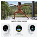 Garmin Venu 3S, 41mm GPS smartwatch, AMOLED touchscreen, all-day advanced health & fitness features, voice functionality, music storage, wellness smartwatch with up to 10 days battery life, Sage Grey - 5