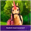 Unicorn Academy, Cinder Unicorn with Head Movement, 2 Riding Accessories, 27.9cm, Compatible with Valentina Fashion Doll, Dolls and Unicorn Toys for Girls - 4