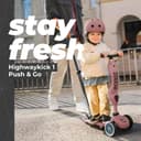 Scoot & Ride Highwaykick 1 Push and Go Kickboard with Seat Children's Scooter 2 in 1 Balance Bike with Handlebar from 1 2 Years Grows with Your Child Height Adjustable Tool-free - 4
