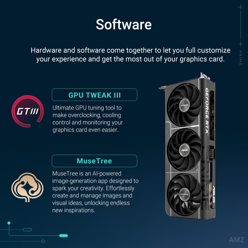 ASUS The SFF-Ready Prime GeForce RTX™ 5060 Ti 16GB GDDR7 Graphics Card (PCIe® 5.0, 16GB GDDR7, HDMI®/DP 2.1, 2.5-Slot, Axial-tech Fans, Dual BIOS) - 7