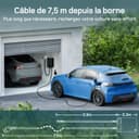 dé Wallbox 7.4 kW with Electricity Meter [1-Phase|400V|6-32A], Home Charging Station 7.5 m Charging Cable CEE 32A to Type 2 EV Charger, CE Certified with Cable Holder for EV and PHEV, Black - 5