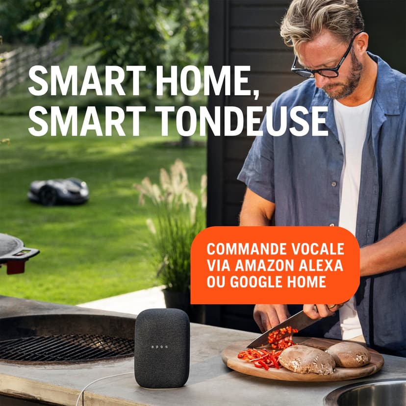 Husqvarna Robot Tondeuse Automower Aspire R4 pour 400 m² de Surface I Tondeuse à Gazon sans Fil Robot contrôle Via l'application Connect (avec Commande vocale, Wi-FI, Bluetooth) avec kit - 6