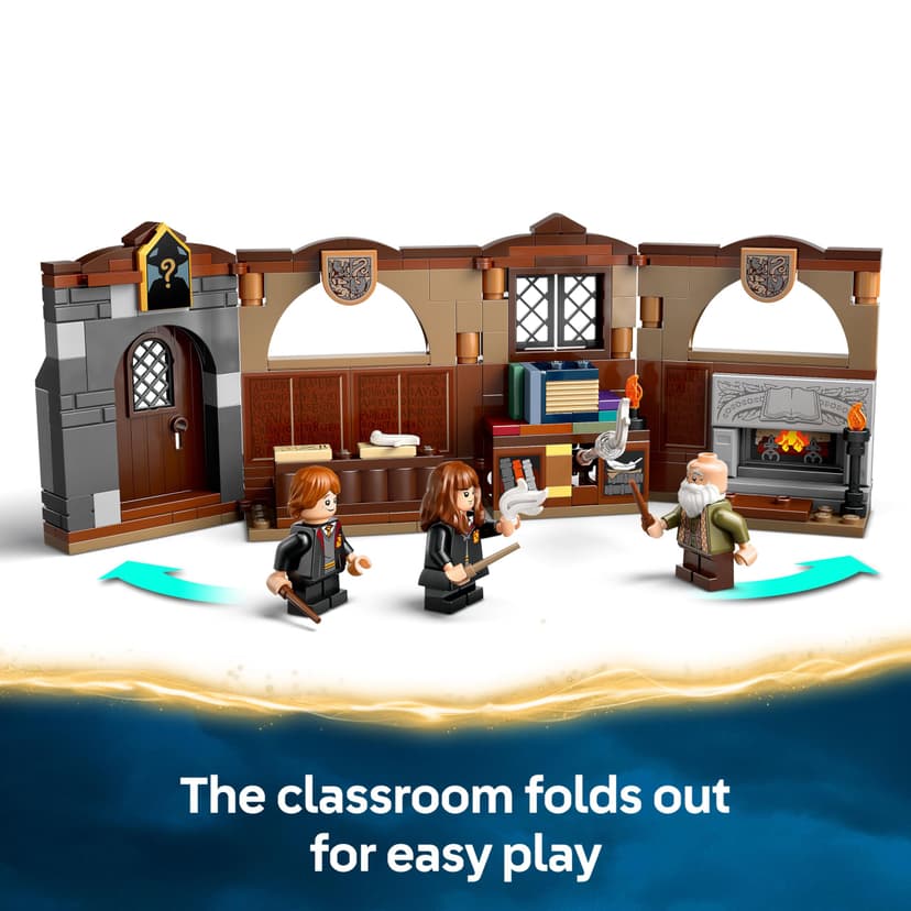 LEGO Harry Potter Hogwarts Castle: Charms Class Set with 3 Minifugures incl. Hermione Granger & Ron Weasley, Features Wingardium Leviosa Levitation Function, Toy for 8+ Year Old Boys & Girls 76442 - 4