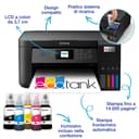 Epson EcoTank ET-2851 A4 Multifunction Printer, High Capacity Refillable Tanks, 5 Bottles Included Equal to 14000pag B/N 5200pag, Color, LCD Display - 2
