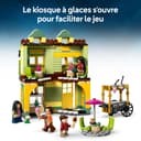 LEGO Harry Potter Quality Quidditch Supplies & Ice Cream Parlour Set with 2 Diagon Aley Shop Toys, 6 Minifigures & Accessories incl. a Nimbus 2000 Broom - Gift for 8+ Year Old Boys & Girls - 76452 - 3