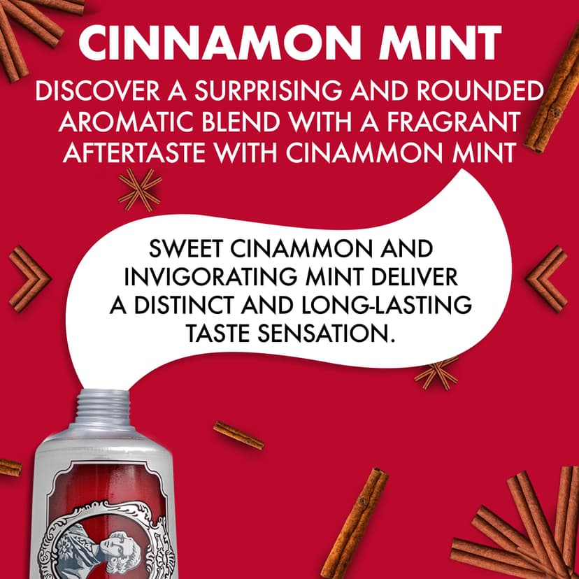 Marvis Cinnamon Mint Toothpaste, 85 ml, Sensational Flavoured Toothpaste Helps Remove Plaque & Promote Healthy Gums with Long-Lasting Freshness - 2