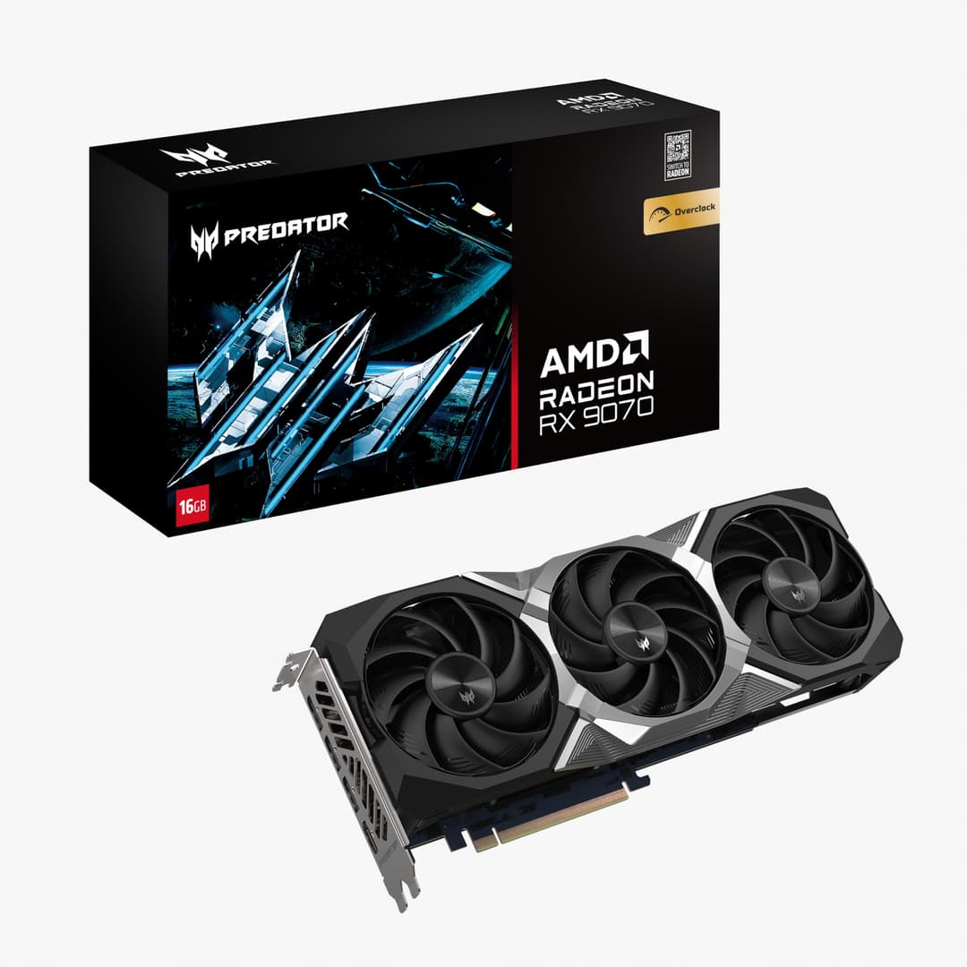 acer Predator BiFrost AMD Radeon™ RX 9070 OC 16 GB GDDR6