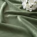 MIULEE Olive Green Velvet Curtains for Bedroom 2 Panel Set 96 Inch Drop Curtains, Soft Elegent Home Decor Velvet Curtain Living Room, Sun Blocking Room Darkening Thermal Eyelet Curtain 55x96 Inch - 3