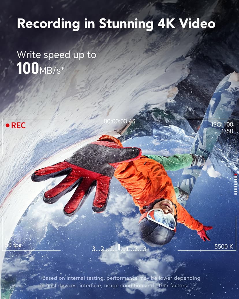 Lexar Silver Plus 64GB 2-Pack Micro SD Card up to 205 MB/s, MicroSDXC UHS-I Memory Card with Adapter, C10, U3, A2, V30, Full HD, 4K UHD, High Speed TF Card for Drone, Action Camera, Handheld Consoles - 3