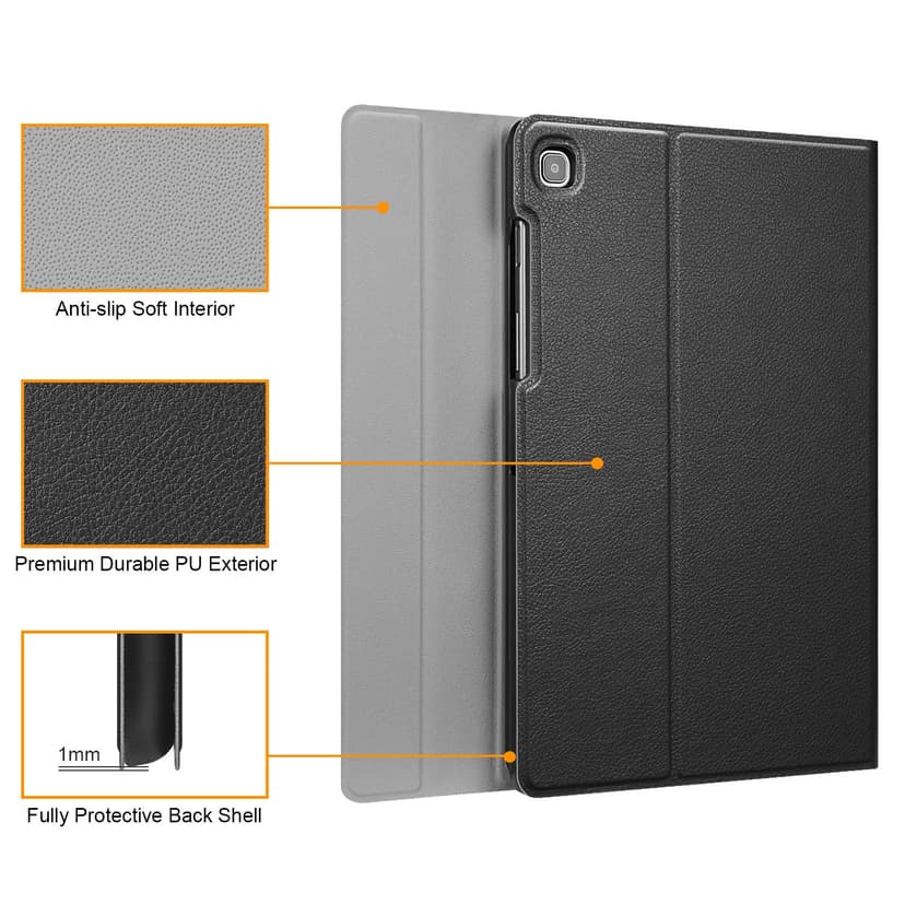 FINTIE Keyboard Cover for Samsung Galaxy Tab S5e T720 / T725 (10.5 Inch), [AZERTY French] Detachable Wireless Bluetooth Keyboard Protective Case Cover, Black - 6