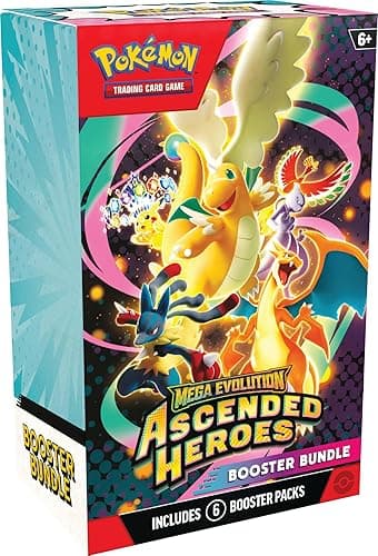 Pokémon TCG : Mega Evolution — Ascended Heroes Booster Bundle (6 boosters)