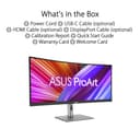 ASUS ProArt Display PA34VCNV Curved Professional Monitor, 34.1", IPS, 21:9 3440x1440, 3800R, 100% sRGB/Rec709, E<2, Calman Verified, USB C Docking PD96W, RJ45, Ergonomic Stand, Green Sustainability - 7