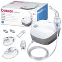 Beurer IH 18 Nébuliseur pour rhumes et maladies respiratoires telles que l'asthme et la BPCO, pour la nébulisation de médicaments, nébuliseur pour adultes et enfants, design en blanc, compact - 1