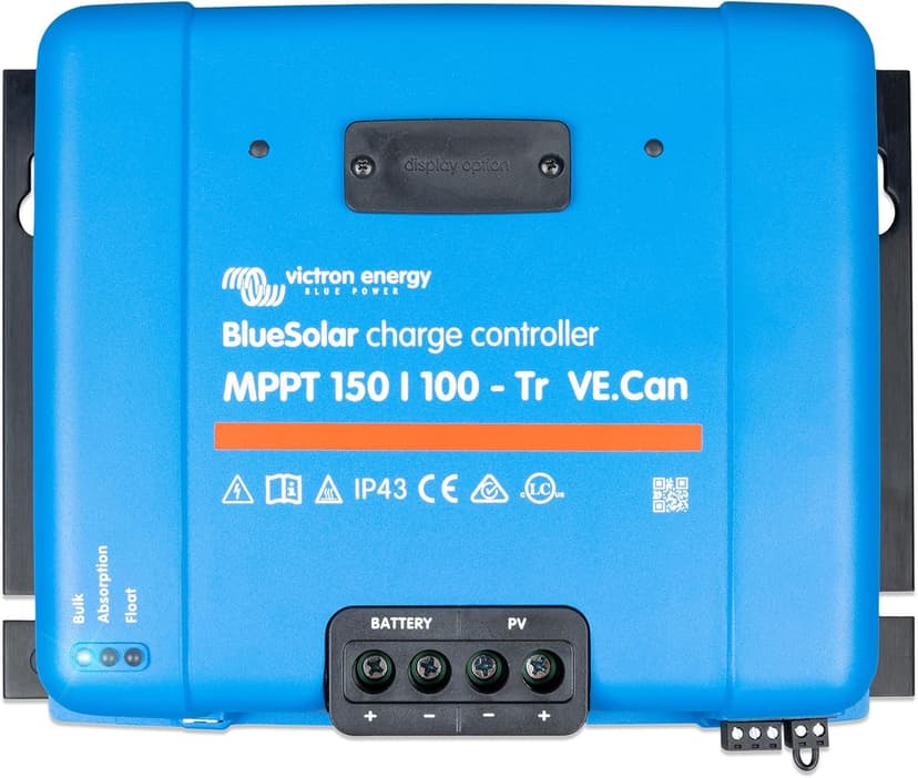 Victron Energy BlueSolar MPPT Tr VE.Can 150V 100 amp 12/24/36/48-Volt Contrôleur de Charge Solaire - 1