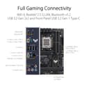 ASUS TUF GAMING B650-PLUS AMD Ryzen AM5 ATX motherboard, 14 power stages, PCIe 5.0 M.2 support, DDR5 memory, 2.5 Gb Ethernet, USB4 support and Aura Sync - 6