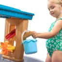 Step2 Water Table Rain Showers Splash Tub in grey/brown with 10 -pieces accessory set | Water Play, Activity Table | For the garden - 8
