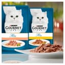 GOURMET Perle Chef's Collection Mini Fillets in Gravy Wet Cat Food 96x85g - 2