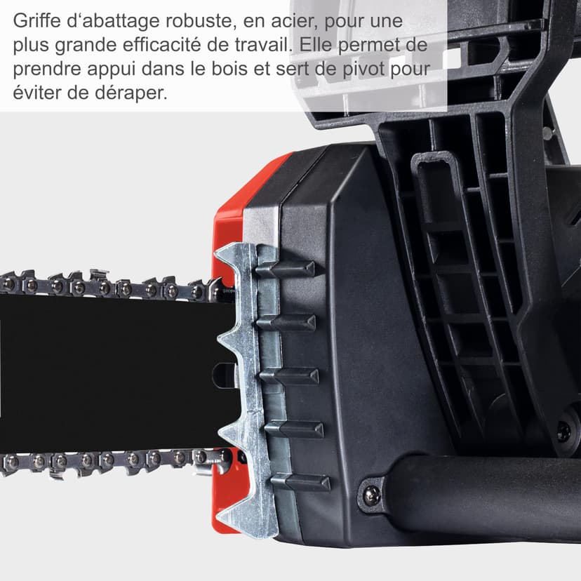 Scheppach Tronçonneuse Electrique CSE2600 | 2400W | Chaîne et Guide Procut 45,5cm | Lubrification automatique de la chaîne | Frein de chaîne intégré | Etui du guide inclus | Légère et Compacte - 5