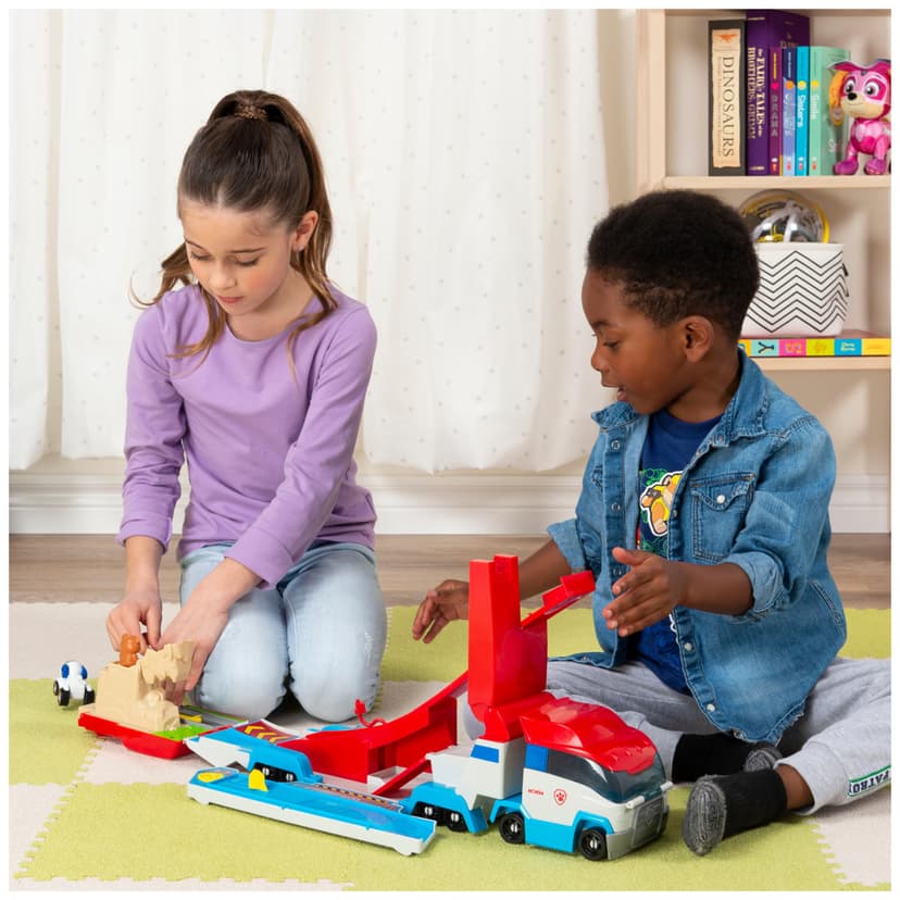 Paw Patrol - Pat Patrouille - Camion Patrouilleur 2 en 1 True Metal - Véhicule avec Circuit, Voiture, Accessoires - Pat Patrouille Jouet - Voiture Enfant - Jouet Enfant 3 Ans Et + - 8