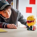 LEGO Editions Scuderia Ferrari HP Lewis Hamilton Helmet - F1 Merchandise - Display Model Kit w/Collectible Minifigure - Gift for 14+ Year Old Boys & Adult Motorsport Fans - 43022 - 7