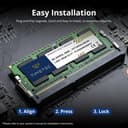 Timetec 8GB DDR3L / DDR3 1600MHz (DDR3L-1600) PC3L-12800 / PC3-12800(PC3L-12800S) Non-ECC Unbuffered 1.35V/1.5V CL11 2Rx8 Dual Rank 204 Pin SODIMM Laptop Notebook PC Computer Memory RAM Module Upgrade - 6