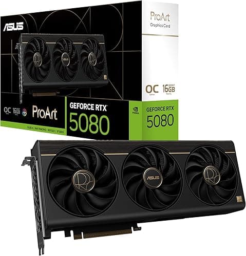 ASUS ProArt GeForce RTX 5080 16GB OC Edition GDDR7 Carte …