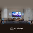 Hisense AX5100Q, 5.1 CH Soundbar,Hi-Concerto,Dolby Atmos, DTS:X, Semi wireless rear surround speakers,6.5" wireless subwoofer, EzPlay - 7