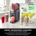 Ninja SLUSHi Ice Drink Maker, Make Slush, Frozen Cocktails, Frappé, Milkshakes and Ice Fruit Juice, No Ice Cream or Preparation Required, WhisperChill Technology, 1.9L Capacity, Blue and Grey FS301EU - 3