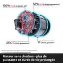 Einhell Professional Meuleuse d’angle sans fil TP-AG 18/125 CE Q Li Power X-Change (18 V, 900 W, Ø 125 mm, prof. de coupe 33 mm, moteur sans charbon, sans disque de coupe ni batterie) - 6