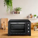 Moulinex Four électrique 39 L, 7 modes de cuisson, Chaleur tournante, Thermostat réglable jusqu’à 240° C, Tournebroche, Minuteur 120 min, Grille réversible, Optimo noir OX485810 - 5