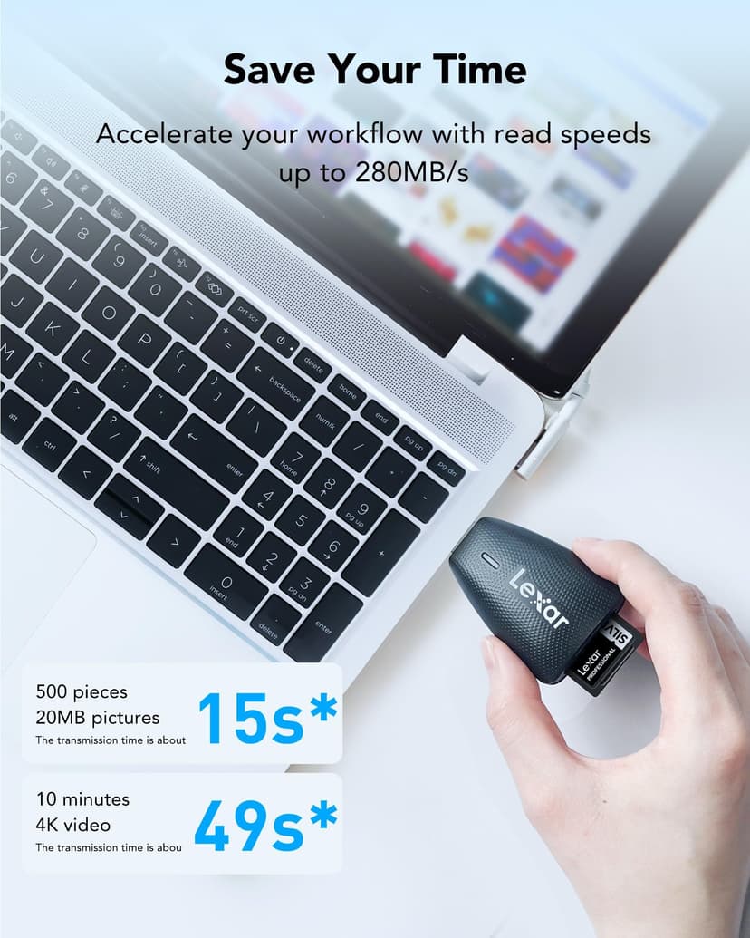 Lexar Silver Pro Carte SD 2x64Go, Carte mémoire SD UHS-II, V60, U3, C10, Jusqu'à 280Mo/s en Lecture, 130Mo/s en écriture, Carte SDXC pour DSLR/caméra/Photographe/vidéaste/passionné(LSDSIPR064G-B2NAA) - 5