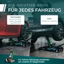 Hydraulische autokrik 2,5T - TÜV gecertificeerd - 85-380mm hefhoogte - incl. 2 rubberen pads - manoeuvreerkrik perfect voor de thuiswerkplaats - 3