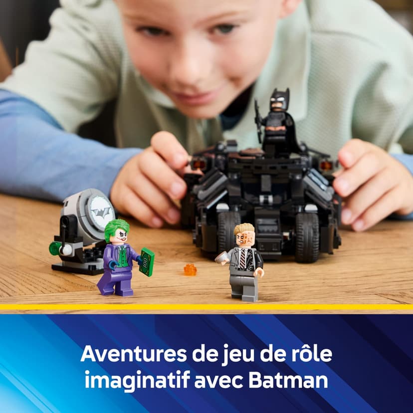 LEGO DC Batman : La Batmobile Tumbler de Batman Contre Double-Face et Le Joker - La Voiture du Chevalier Noir - 3 minifigurines avec Accessoires - Cadeau de Super héros pour garçon dès 8 Ans 76303 - 6