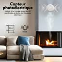 Aroha Smart Connect Smart WiFi Smoke and Carbon Monoxide Alarm - 10 Year Battery - Tuya & Smartlife - Combination Smoke Alarm & CO Detector - 3 set - 6