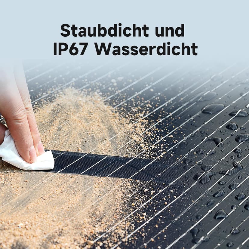 ALLPOWERS Panneau Solaire Pliable de 200W,Chargeur Portable,Avec Sortie MC-4,Kit de chargement pour Générateur,Camping,Camping-car,Alimentation de secours - 6