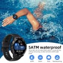 Mibro GS Pro Montre Connectée Homme 46mm, Batterie 20 Jours, GPS Intégrée, Appels Bluetooth, Prise en Charge Fréquence Cardiaque, SpO2 et Rrespiration, Étanchéité 5 ATM, 105+ Modes Sportifs - 8