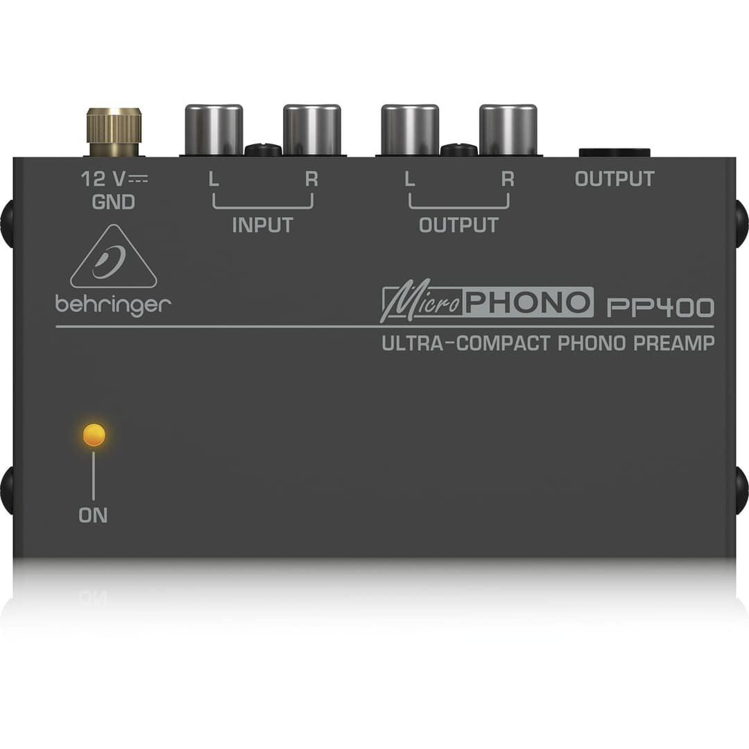Behringer MICROPHONO PP400 Phono Preamp, Multi, 1 Paquet / S, RCA