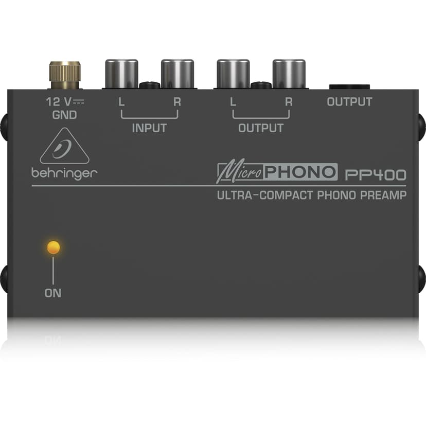 Behringer MICROPHONO PP400 Phono Preamp, Multi, 1 Paquet / S, RCA - 1