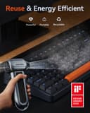 WOLFBOX MF100 Compressed Air Duster-150000RPM Super Power Cordless Air Duster, Rechargeable Brushless Motor Durable Blower, 3-Gear Adjustable Dust Blower for Computer, Keyboard, Outdoor, House and Car - 3