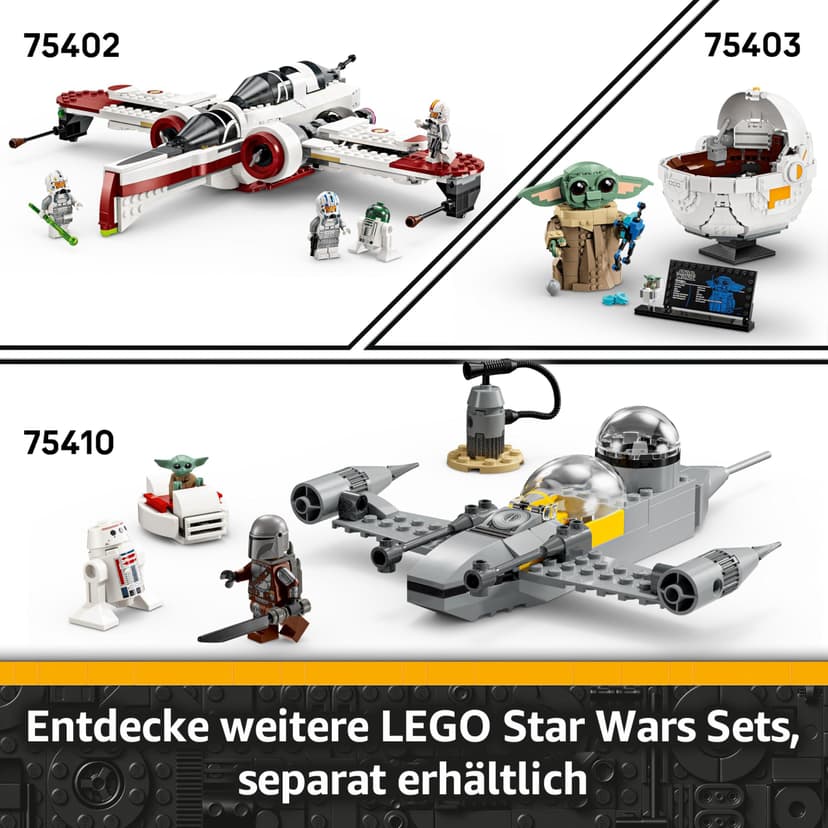 LEGO Star Wars 75401 Le Jedi Interceptor d’Ahsoka - Inclut Skywalker avec Sabres Laser et droïde R7-A7 - Jeu de Construction avec Chasseur à Construire pour garçons dès 8 Ans, Fans de The Clone Wars - 7