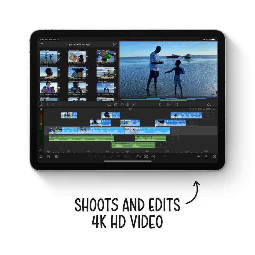 2020 Apple iPad Air (10.9-inch, Wi-Fi, 64GB) - Green (Renewed) - 4