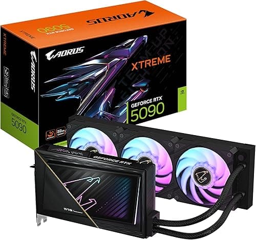Gigabyte AORUS GeForce RTX 5090 XTREME WATERFORCE 32G Graphics Card - 32GB GDDR7, 512bit, PCI-E 5.0, 2655MHz Core Clock, 3 x DP 2.1a, 1 x HDMI 2.1b, NVIDIA DLSS 4, GV-N5090AORUSX W-32GD