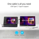 ASUS ZenScreen MB16ACV Portable USB Monitor- 15.6 inch Full HD, IPS, Hybrid Signal Solution, USB Type-C, Flicker Free, Blue Light Filter, Anti-glare surface, Antibacterial treatment - 2