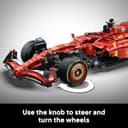 LEGO Technic Ferrari SF-24 F1 Car Model - Collectible Formula 1 Set with 1:8 Scale V6 Engine, Gear Box, Steering & DRS - Gift Idea for Adult & Teenage Racing Fans 42207 - 6