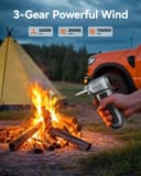 WOLFBOX MF100 Compressed Air Duster-150000RPM Super Power Cordless Air Duster, Rechargeable Brushless Motor Durable Blower, 3-Gear Adjustable Dust Blower for Computer, Keyboard, Outdoor, House and Car - 4