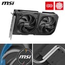 MSI NVIDIA GeForce RTX 5060 Ti 16G Shadow 2X OC Plus Carte Graphique - 16 Go GDDR7 (28 GB/s /192 Bits), PCIe 5.0 - Double Ventilateur (2X Ventilateurs STORMFORCE), HDMI 2.1b, DisplayPort 2.1b - 4