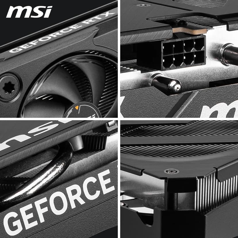MSI NVIDIA GeForce RTX 5060 Ti 16G Shadow 2X OC Plus Carte Graphique - 16 Go GDDR7 (28 GB/s /192 Bits), PCIe 5.0 - Double Ventilateur (2X Ventilateurs STORMFORCE), HDMI 2.1b, DisplayPort 2.1b - 7