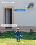 COCOCAM (2Pack Solar Camera Outdoor Wireless, 2K PTZ Security Cameras 2.4GHz WiFi, CCTV Surveillance Camera for Home Security, AI Motion Detection/Color Night Vision/2-Way Audio, IP66, Support Alexa - 7