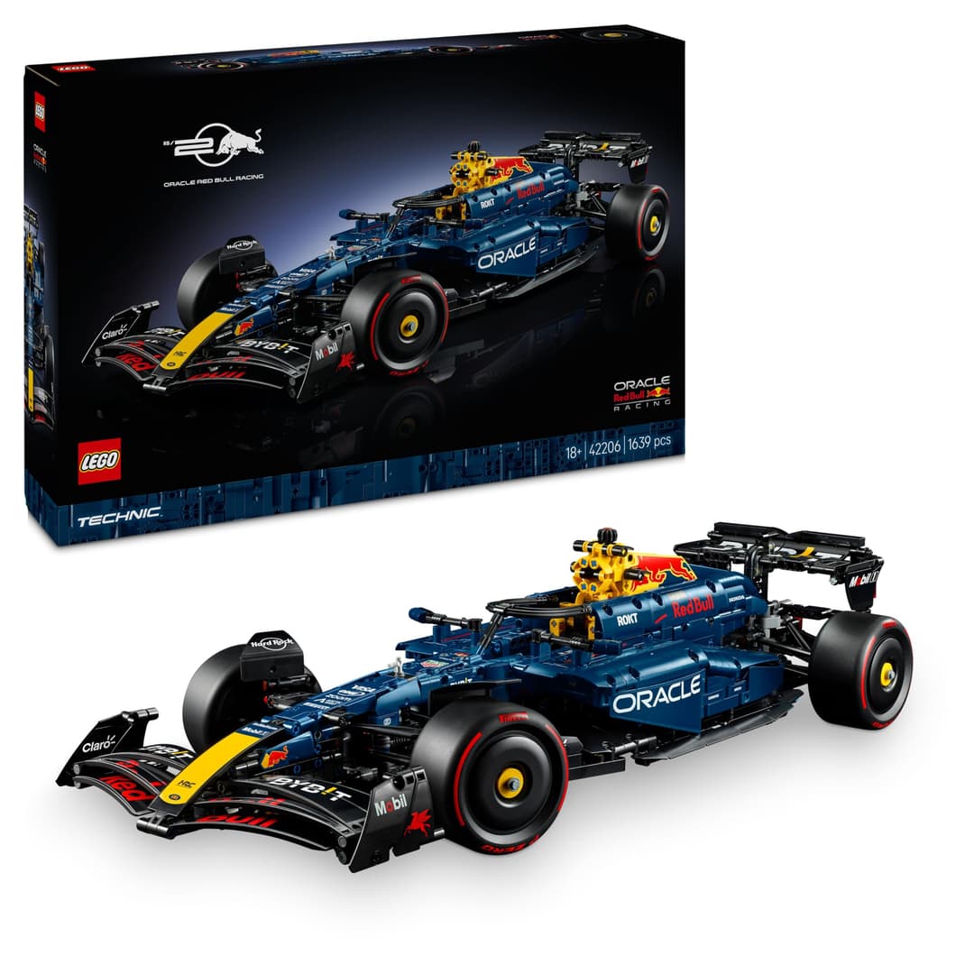 LEGO Technic F1 Oracle Red Bull Racing RB20 - Jeu de Construction Collector pour Adulte - Inclut Un Moteur V6 et Une boîte de Vitesses - Idée Cadeau pour passionnés de Formule 1 42206